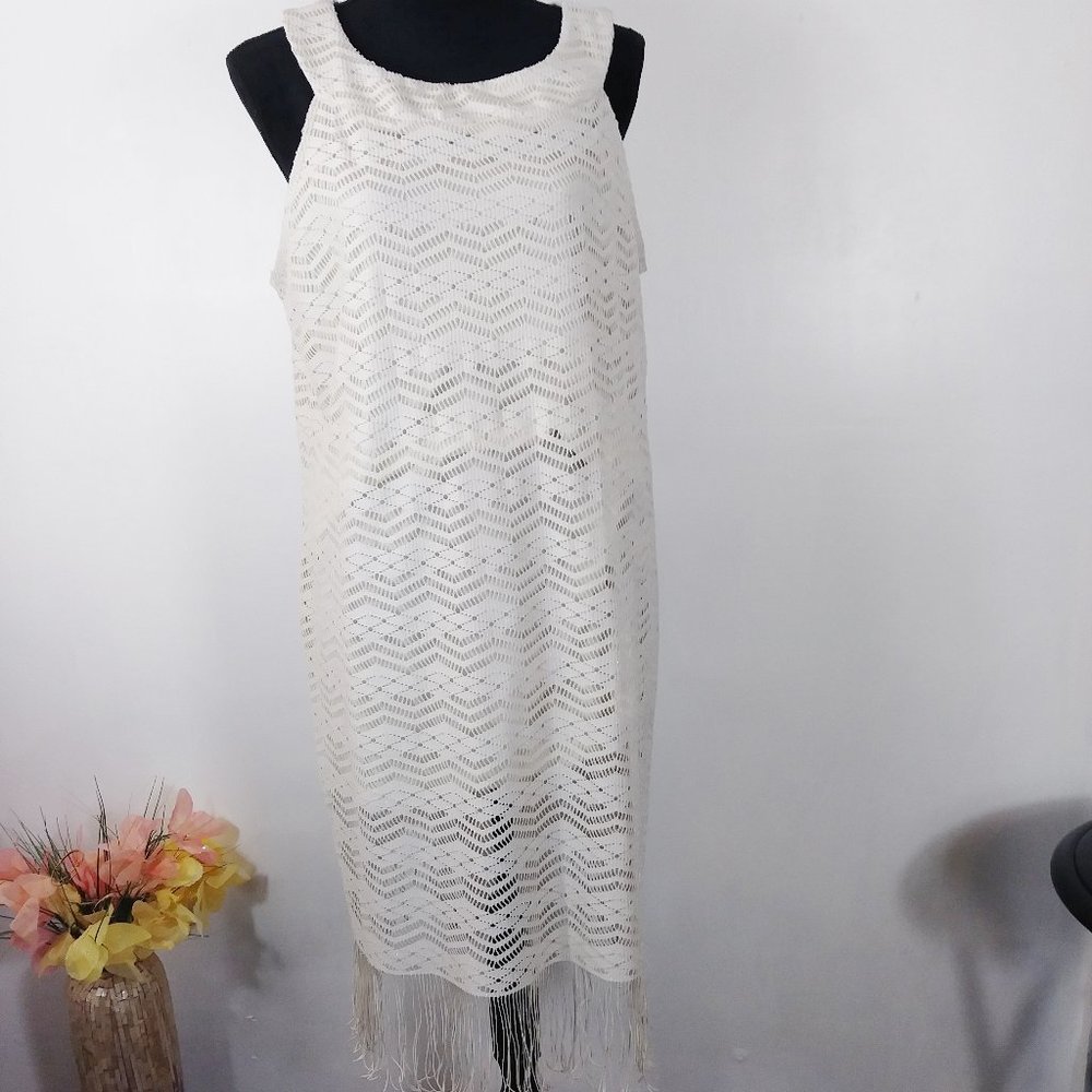 Tiana B. cream white lace dress size 16